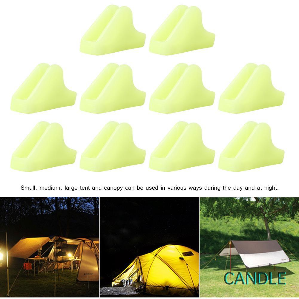 Set 10 Khóa Dây Thừng Cắm Trại Chống Trượt