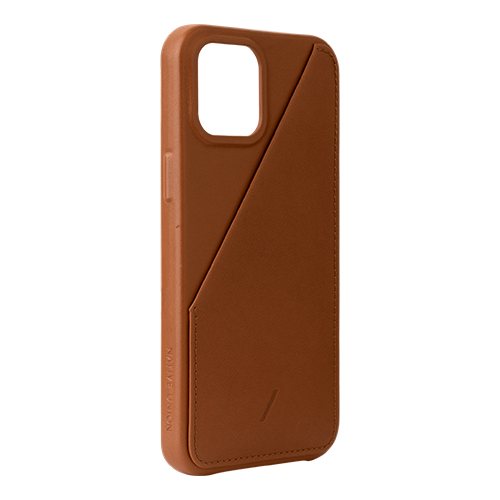 Ốp lưng dành cho iPhone 12/ 12 Pro/ 12 Pro Max Native Union CLIC CARD Được hoàn thiện bằng da thật của Ý có nguồn gốc rõ ràng-Hàng chính hãng