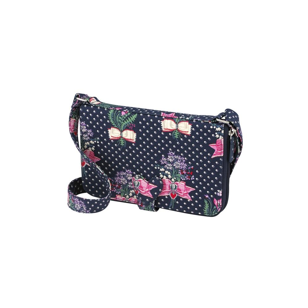 Cath Kidston - Túi đeo chéo/The Everything Cross Body - Lillies Posey - Navy