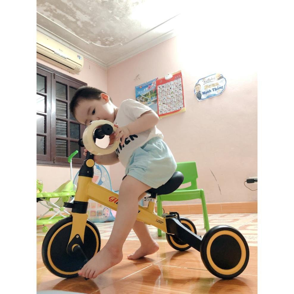 Xe đạp 3 bánh cho bé BabiboKids, Xe chòi chân có bàn đạp có thể tháo rời dễ dàng cho bé từ 1 đến 6 tuổi