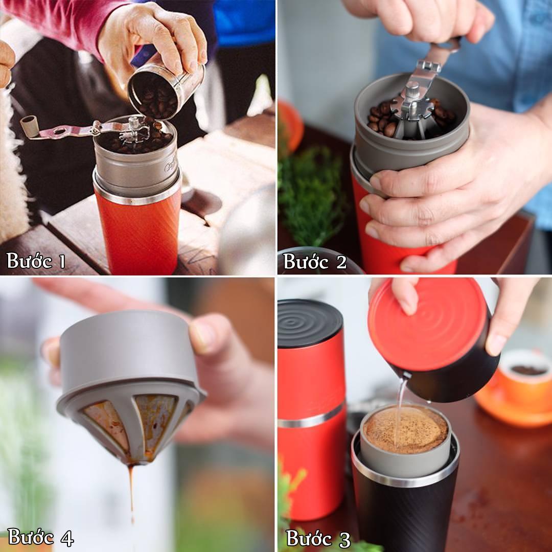 Cafflano Klassic – Dụng cụ xay, pha Cafe đa chức năng (All-In-One) - Hàng chính hãng