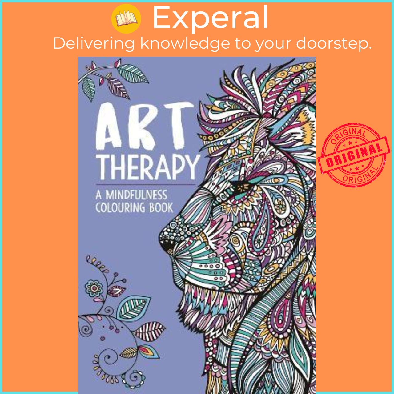 Sách - Art Therapy: A Mindfulness Colouring Book by Hannah Davies