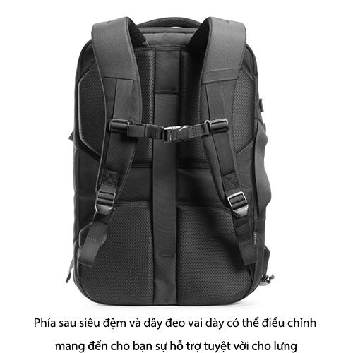 BALO TOMTOC TRAVEL BACKPACK 40L A82 bảo vệ máy tính xách tay của bạn khi rơi và va chạm - hàng chính hãng