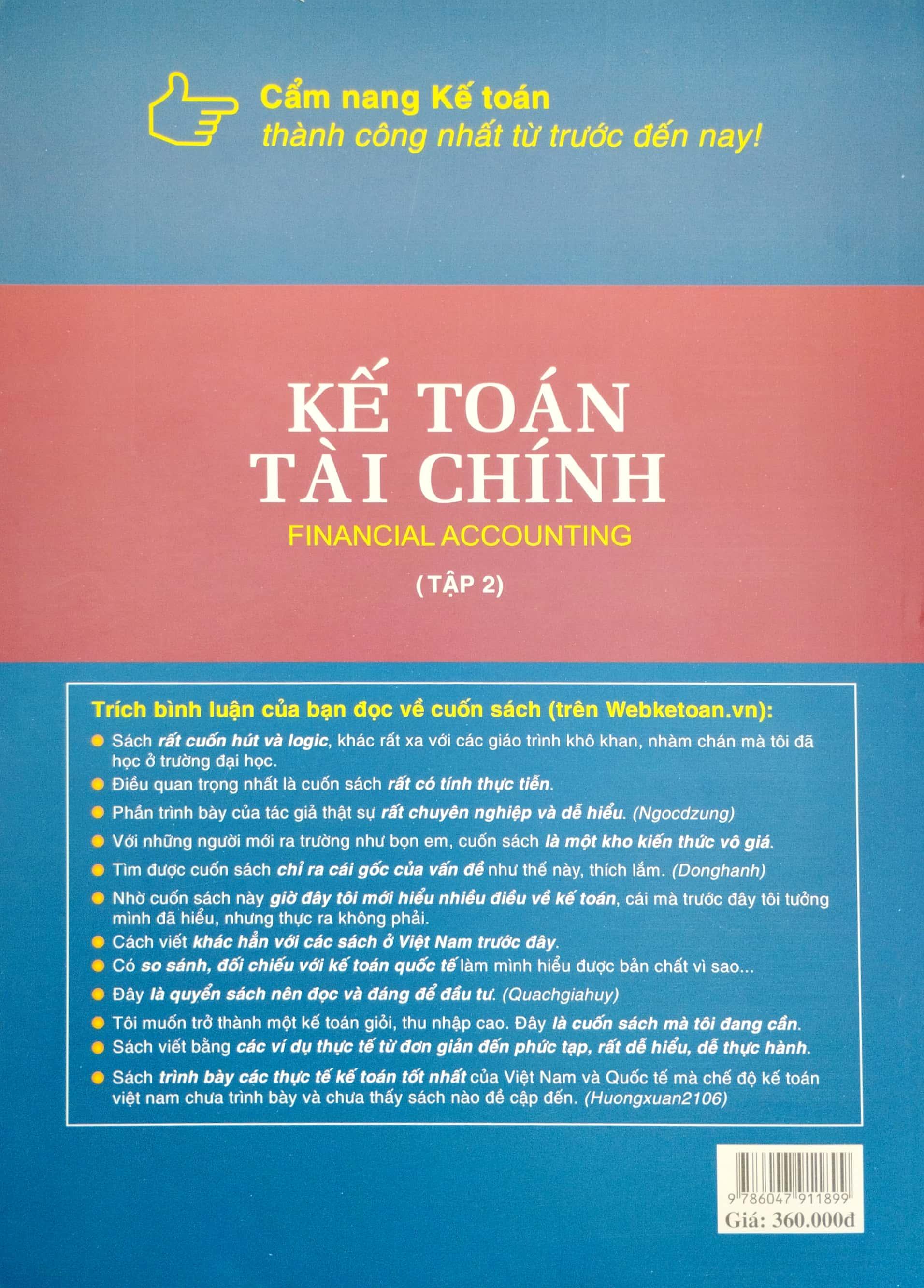 Kế Toán Tài Chính - Financial Accounting (Tập 2)