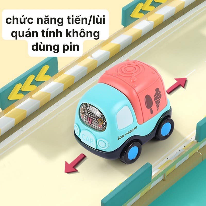 Đồ chơi Bộ 12 xe phương tiện giao thông mini