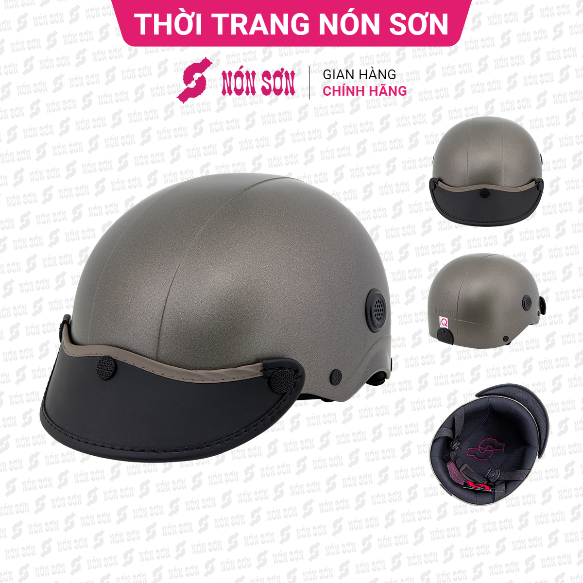 Mũ bảo hiểm lỗ thông gió chính hãng NÓN SƠN TG-XM151