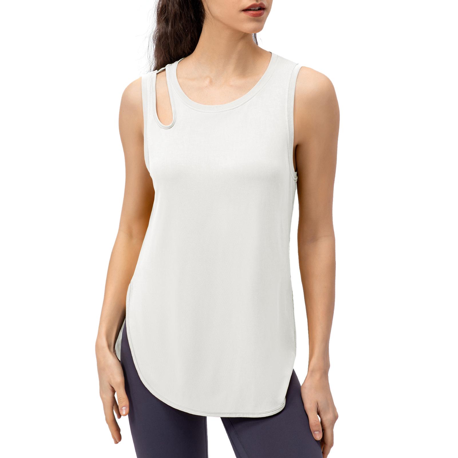 Áo thun nữ Tank Tops không tay thoáng khí nhanh khô để chạy bộ, luyện tập thể thao
