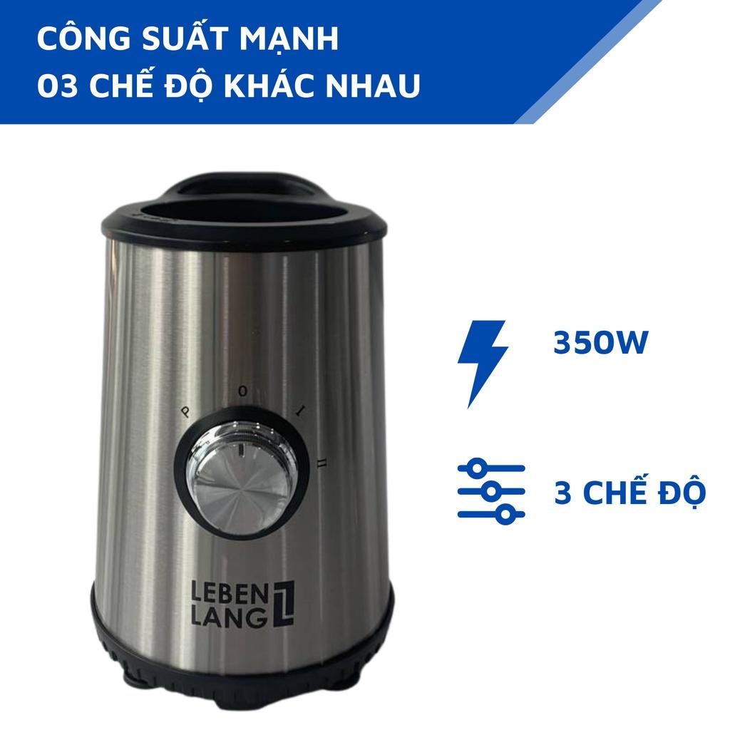 Máy xay sinh tố LEBENLANG gồm 2 cối tích hợp bình chứa dung tích 300-600ml, công suất 350W, model LBSP8648 - hàng chính hãng