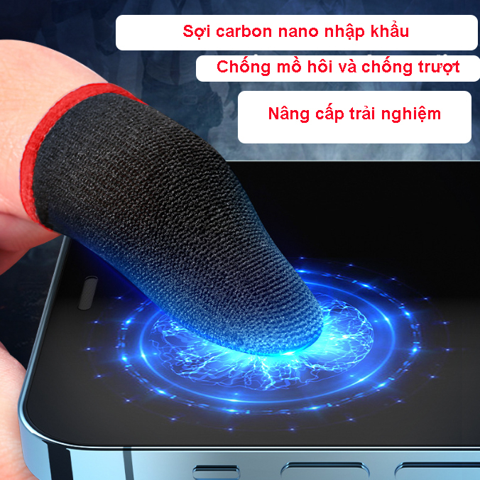 Bao Tay Chơi Game ff, Pubg, Liên Quân - Găng tay chơi game cao cấp chống mồ hôi tay chống trượt co dãn cực tốt - Hàng chính hãng