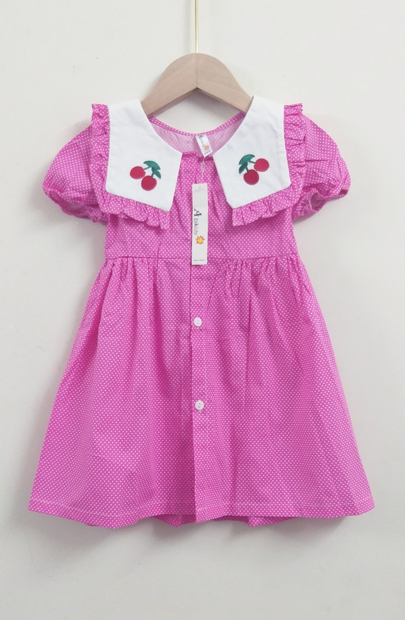 Váy babydoll thiết kế , vải thô mềm cho bé 9-20kg