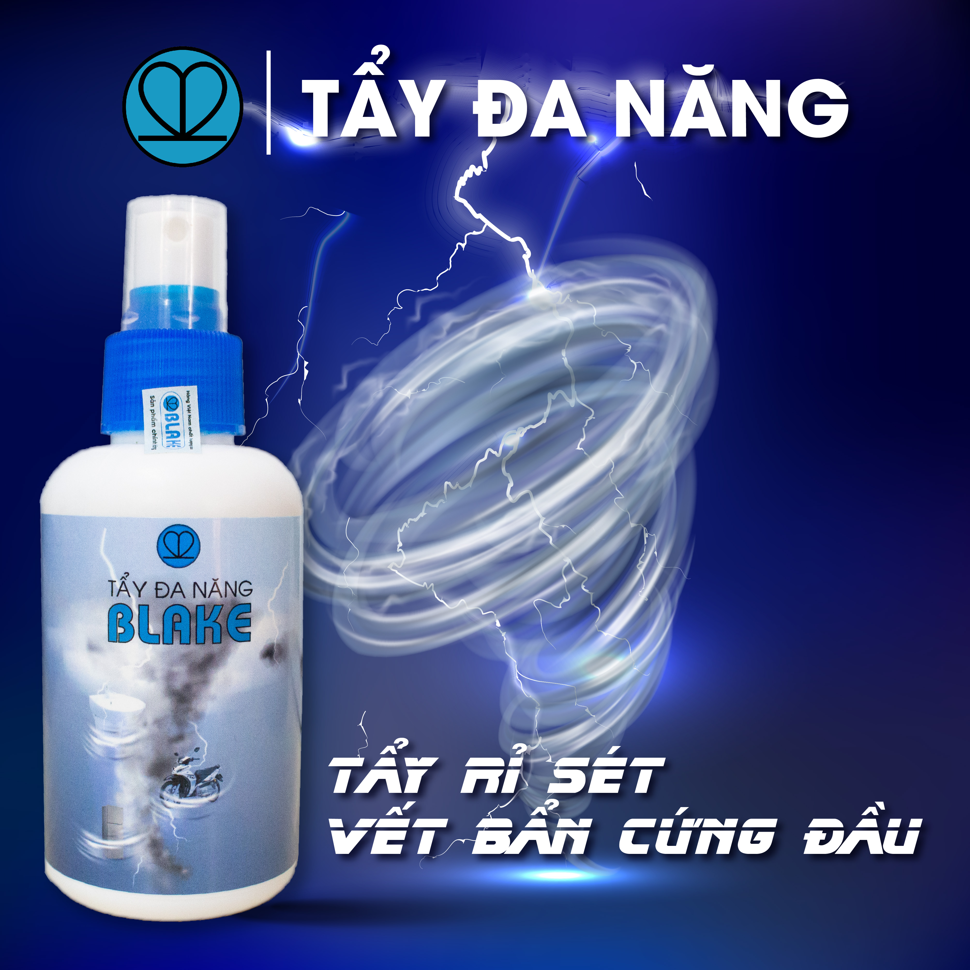 Combo 3 chai tẩy đa năng vệ sinh nhà cửa