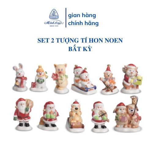 [HÀNG TẶNG KHÔNG BÁN] Set 6 tượng Con Giáp Sứ Minh Long