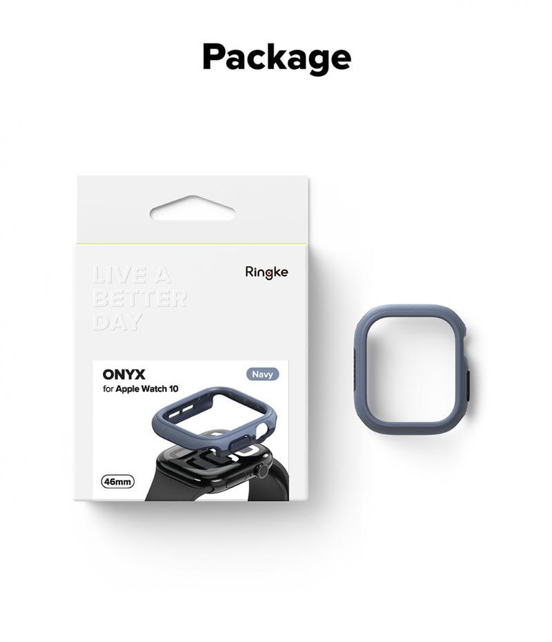 Ốp dành cho Apple Watch 10 RINGKE Onyx 46mm - Hàng Chính Hãng