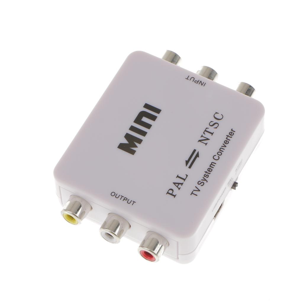 PAL/NTSC/SECAM to PAL/NTSC MINI Bi-directional TV System Switcher Converter