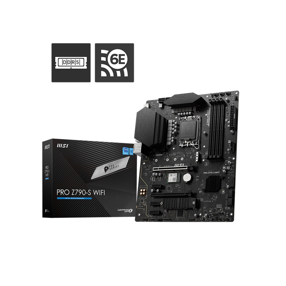 Mainboard MSI PRO Z790-S WIFI DDR5 - Hàng Chính Hãng