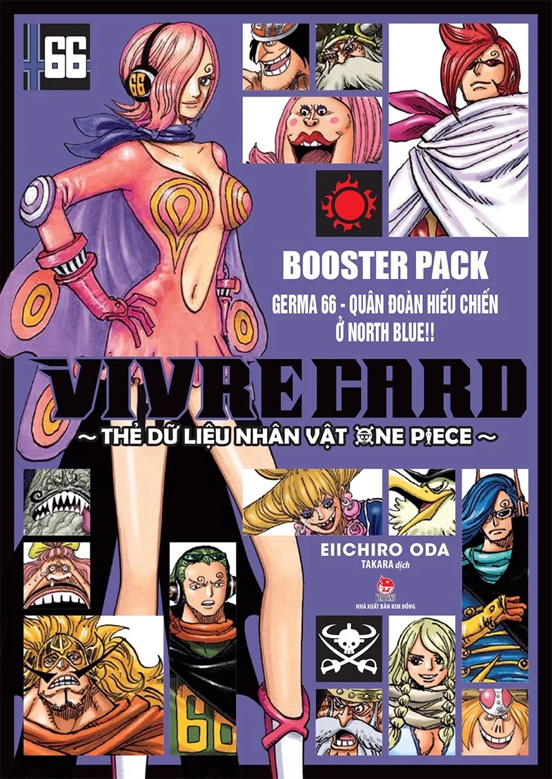 Vivre card - Thẻ dữ liệu nhân vật One Piece Booster Pack - Gema 66 - Quân đoàn hiếu chiến ở North Blue!!