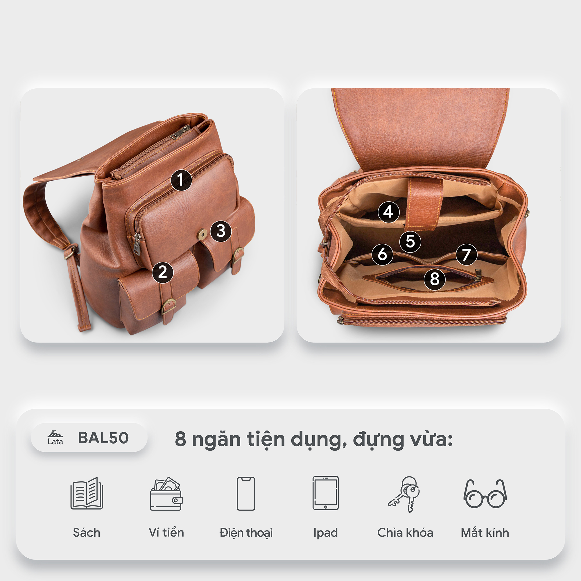 Balo du lịch LATA BAL50