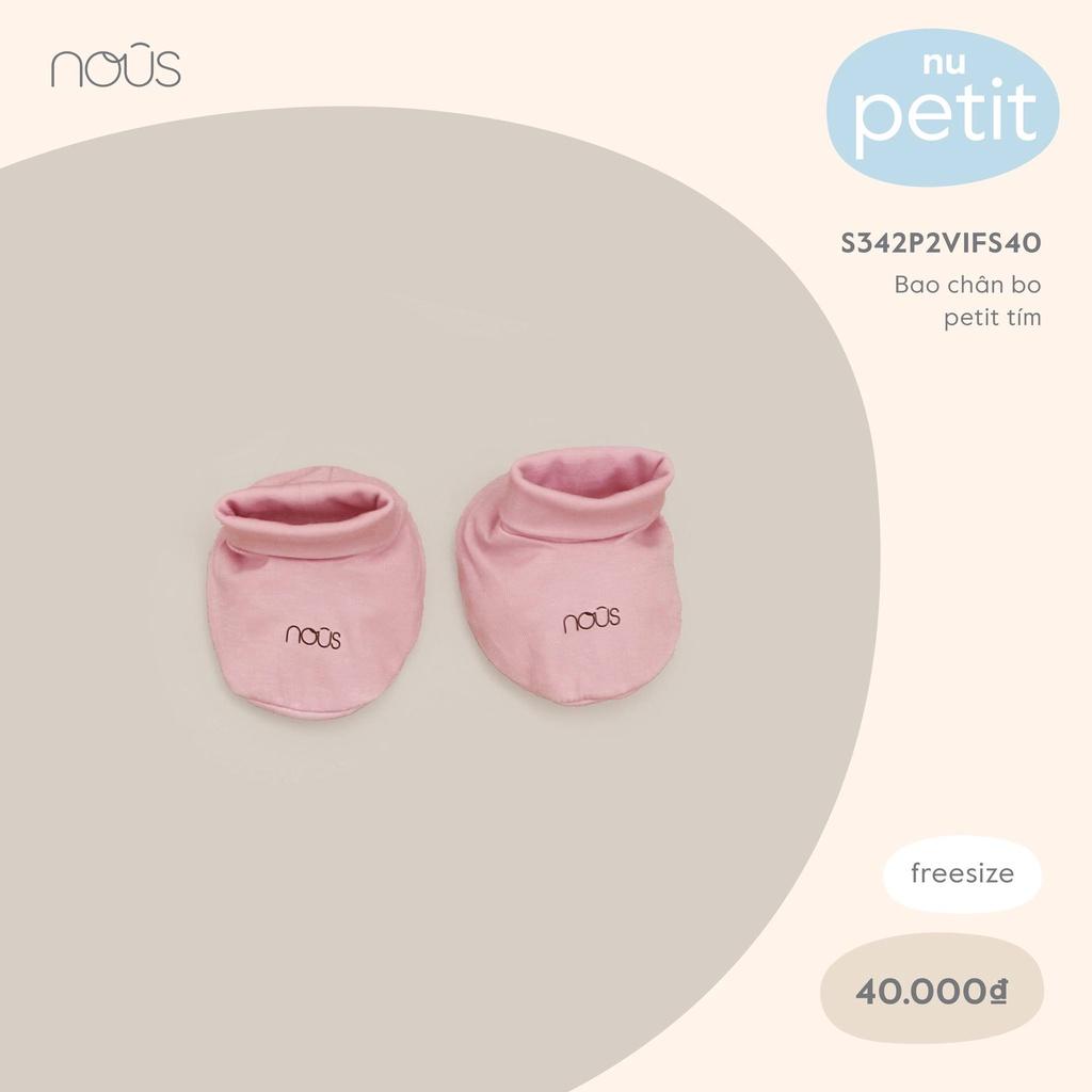 Phụ kiện NOUS - Set bao tay bao chân sơ sinh cho bé - Chất liệu Nu Petit 95% cotton thiên nhiên