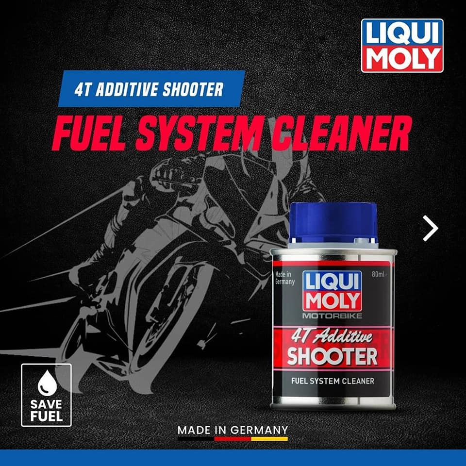 Vệ Sinh Buồng Đốt Liqui Moly 4T Additive Shooter. Phụ Gia Vệ Sinh Kim Phun Xăng 80ml Eco