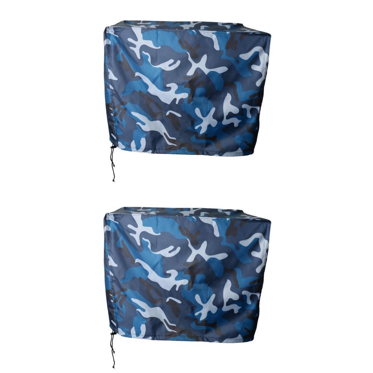 2 x Outboard Motor Engine Waterproof & resistance Cover,