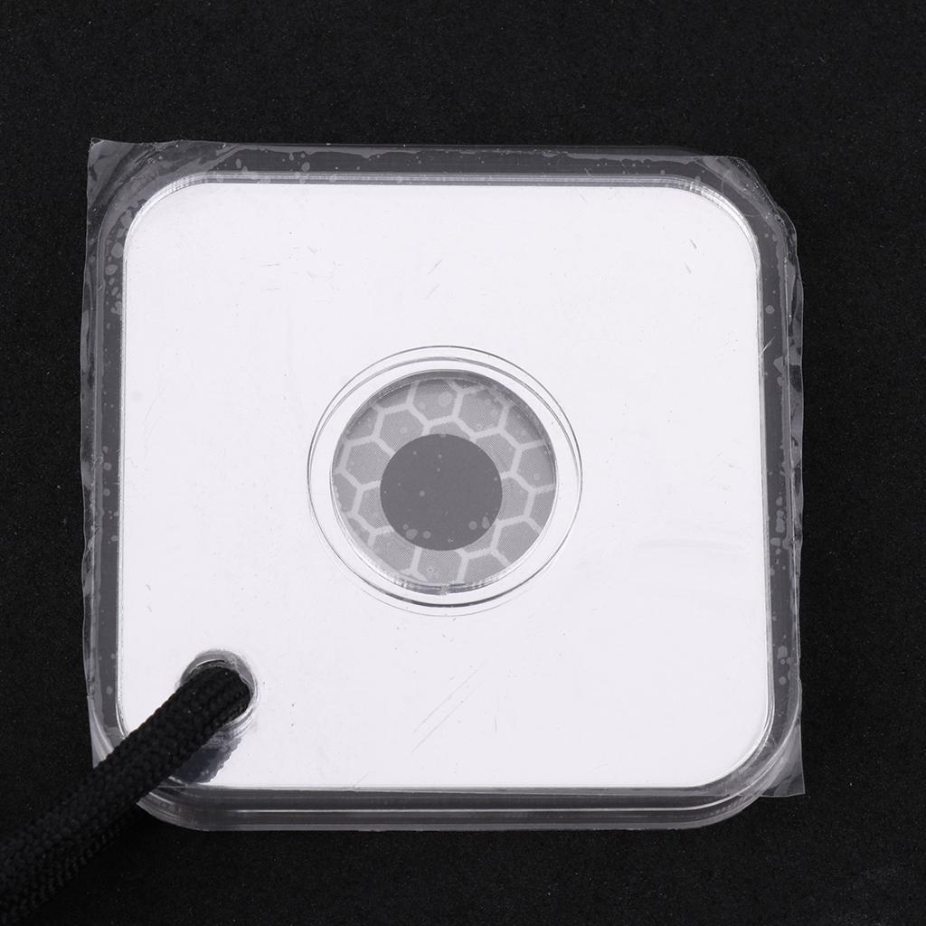 2.24 x 2.24 inch Reflective Signal Mirror with Whistle - Outdoor Emergency Survival Tool - Utility & Essential & Multifunctional