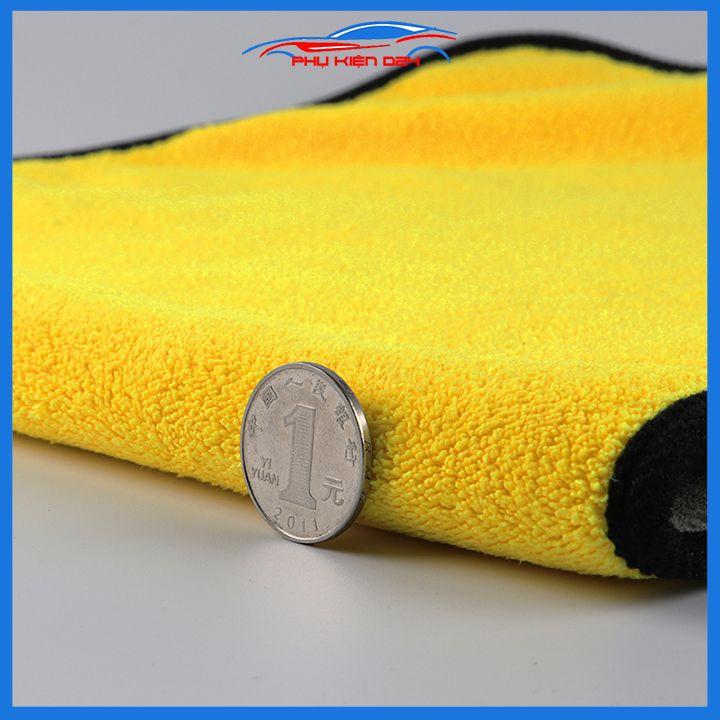 Khăn lau rửa vệ sinh ô tô 30x30cm microfiber siêu thấm siêu mịn