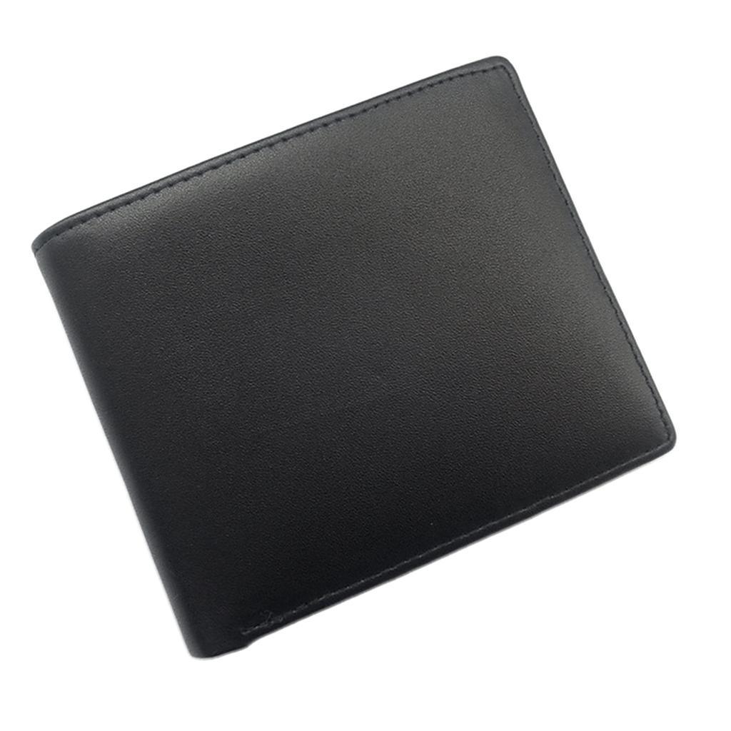 Leather Mens RFID Blocking Wallet Trifold Credit Card Protector Case