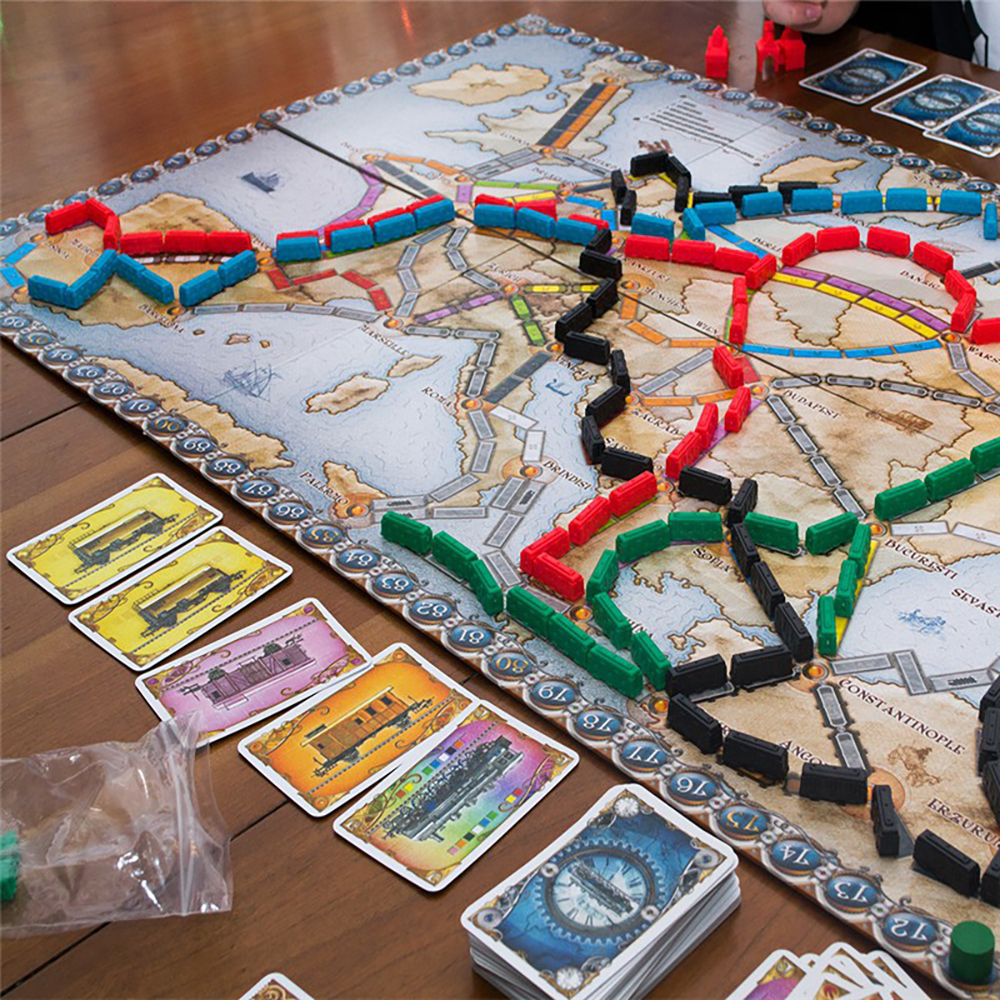 Bộ Trò Chơi Board Game Ticket To Ride Europe Thú Vị Chất Lượng Cao