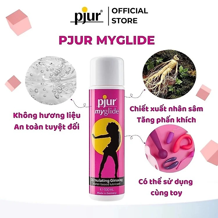 Gel Bôi Trơn Tăng Khoái Cảm Kích Thích Cho Nữ Pjur Myglide - Đức Kèm Bcs Sagami 3s