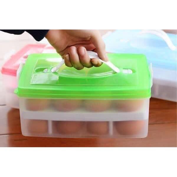 HỘP ĐỰNG TRỨNG 2 TẦNG 24 quả