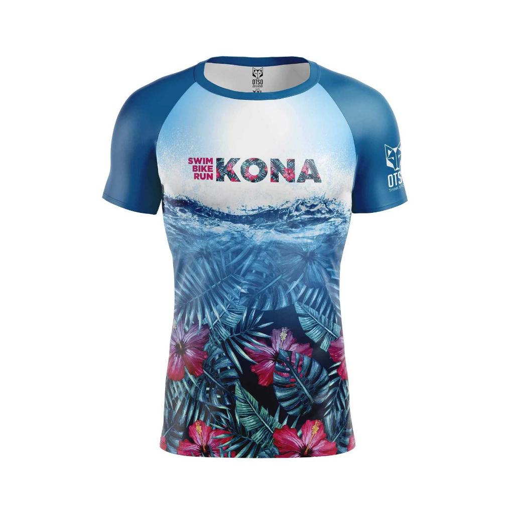 Áo Chạy Bộ Nam OTSO Camiseta Manga Corta Mujer Kona