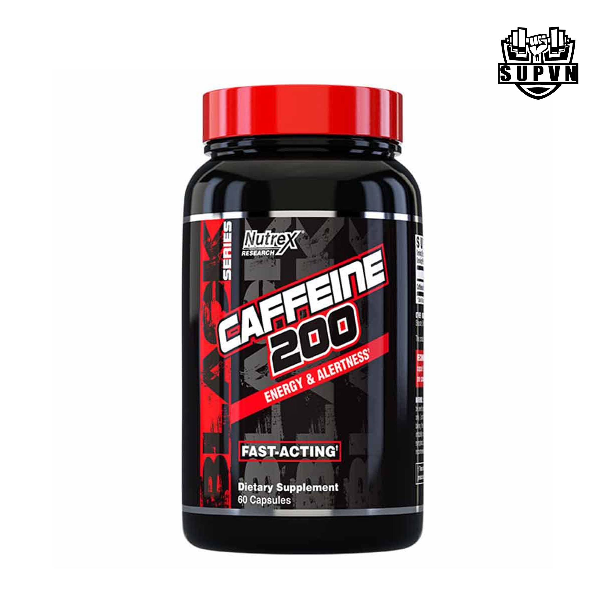 Caffeine Nutrex 200 (60 Viên) - Tăng Tập Trung Tỉnh Táo Từ Mỹ