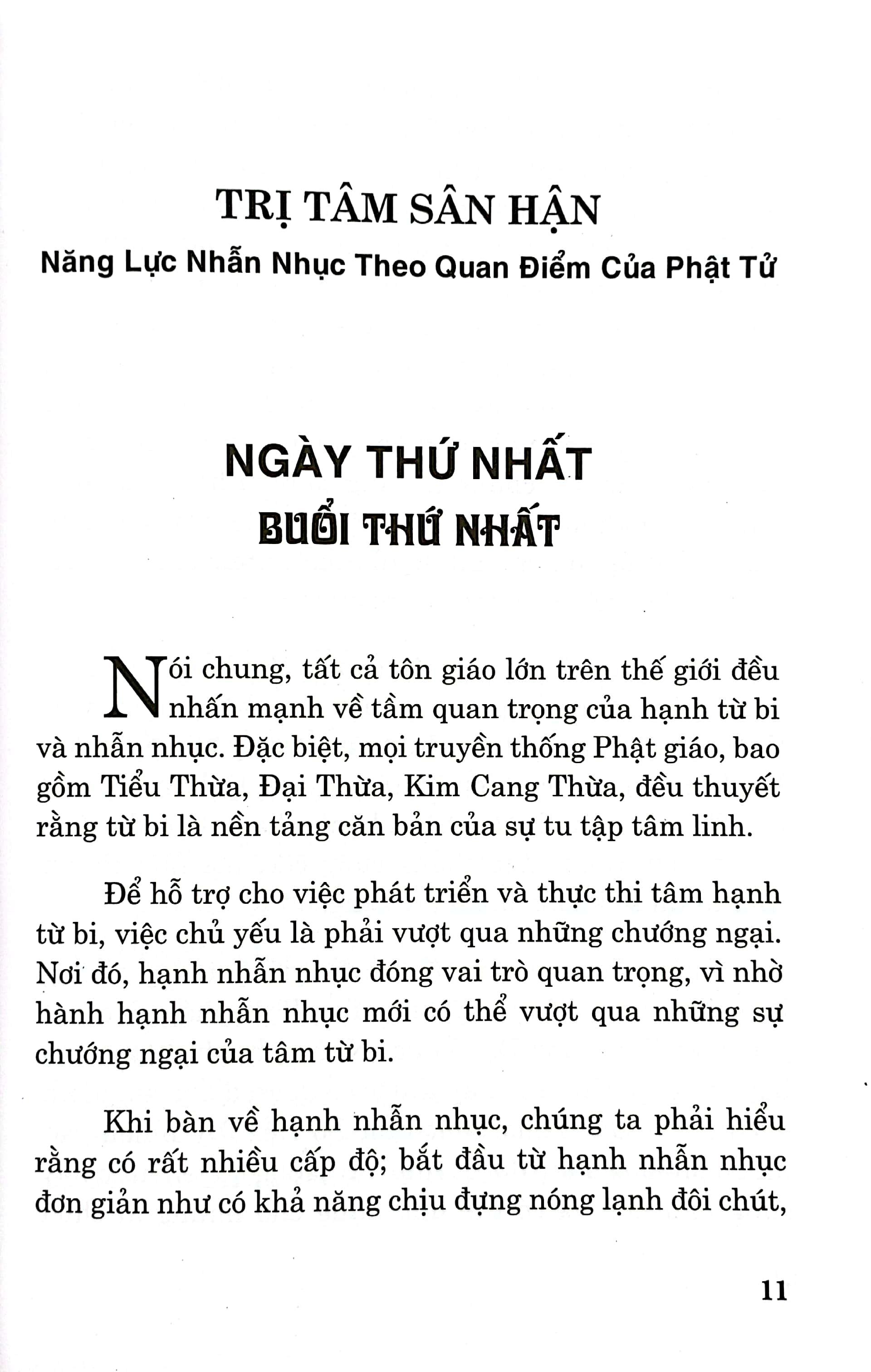 Trị Tâm Sân Hận - Năng Lực Nhẫn Nhục Theo Quan Niệm Phật Tử