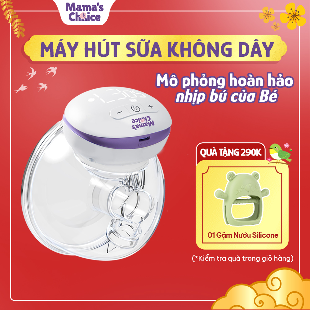 Máy Hút Sữa Không Dây Mamas Choice, Vắt Sữa Rảnh Tay Mọi Lúc Mọi Nơi, Pin Sạc Tiện Lợi, BH 1 Đổi 1 Mới 12 Tháng - 1 Máy