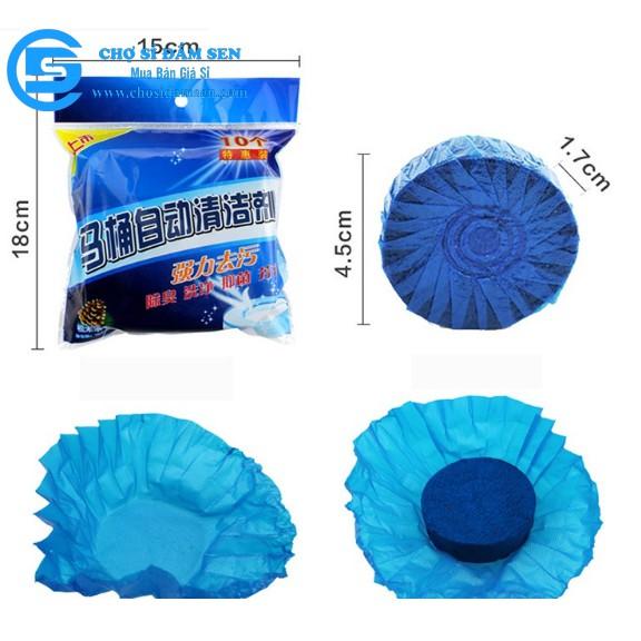 Viên khử mùi tẩy bồn cầu toilet sạch bóng , sáp chống ố vàng mùi hôi, diệt sạch vi khuẩn gây hại