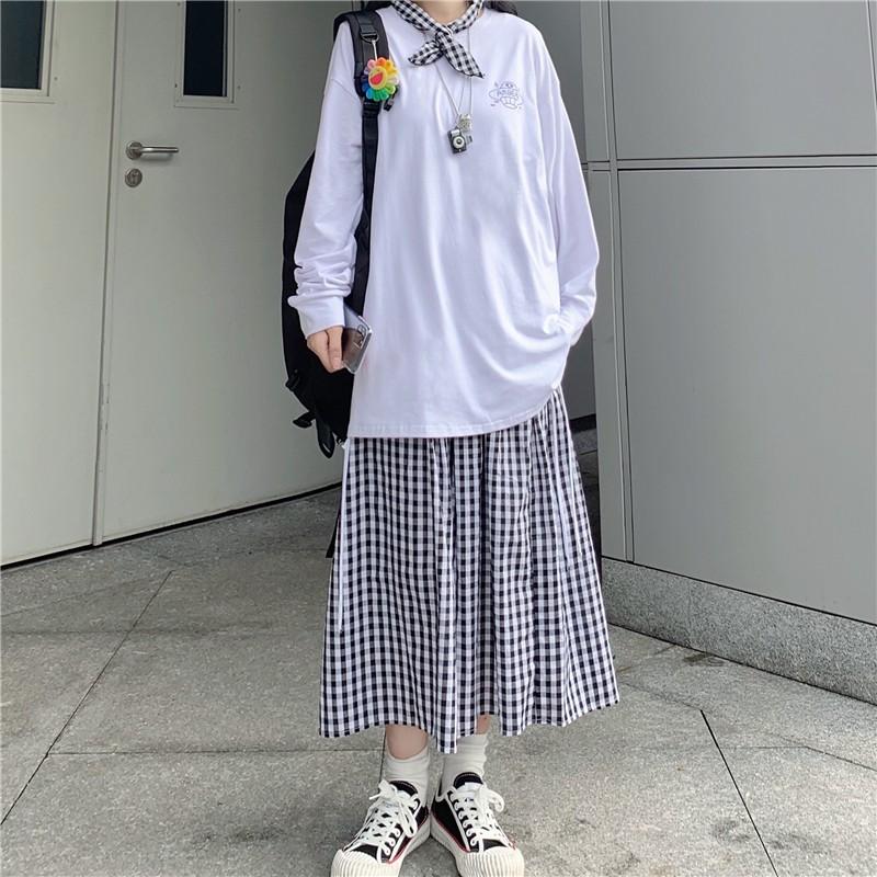 Áo Thun Tay Dài Unisex GẤU ĐĨA BAY Thu Đông Ulzzang