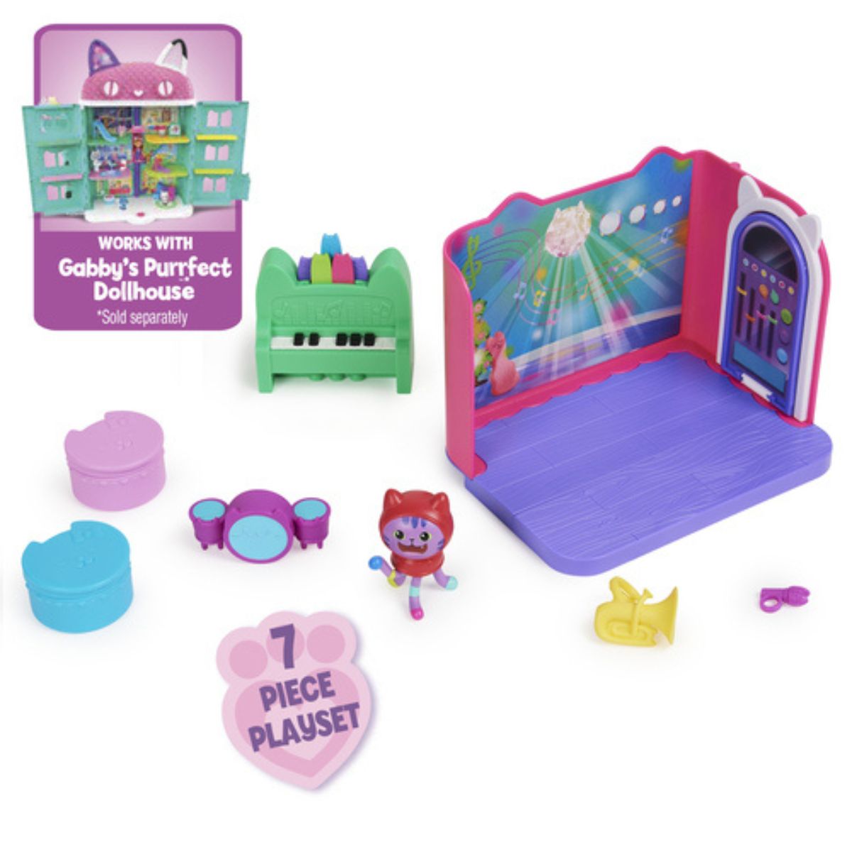 Đồ Chơi Phòng Gabby - Phòng Âm Nhạc DJ Catnip GABBY DOLLHOUSE 6065830