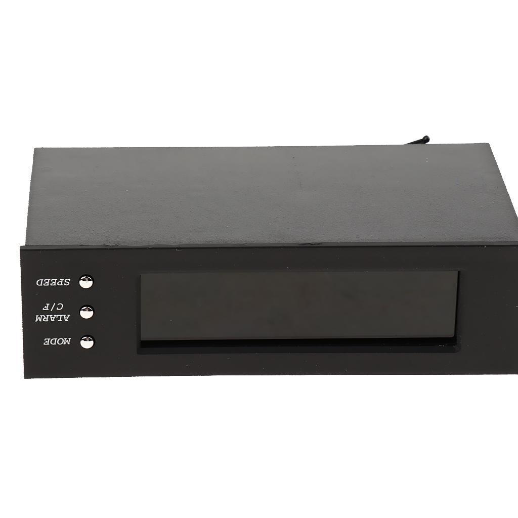 3 Fans Speed Controller Computer CPU Temperature Sensor Control LCD Screen