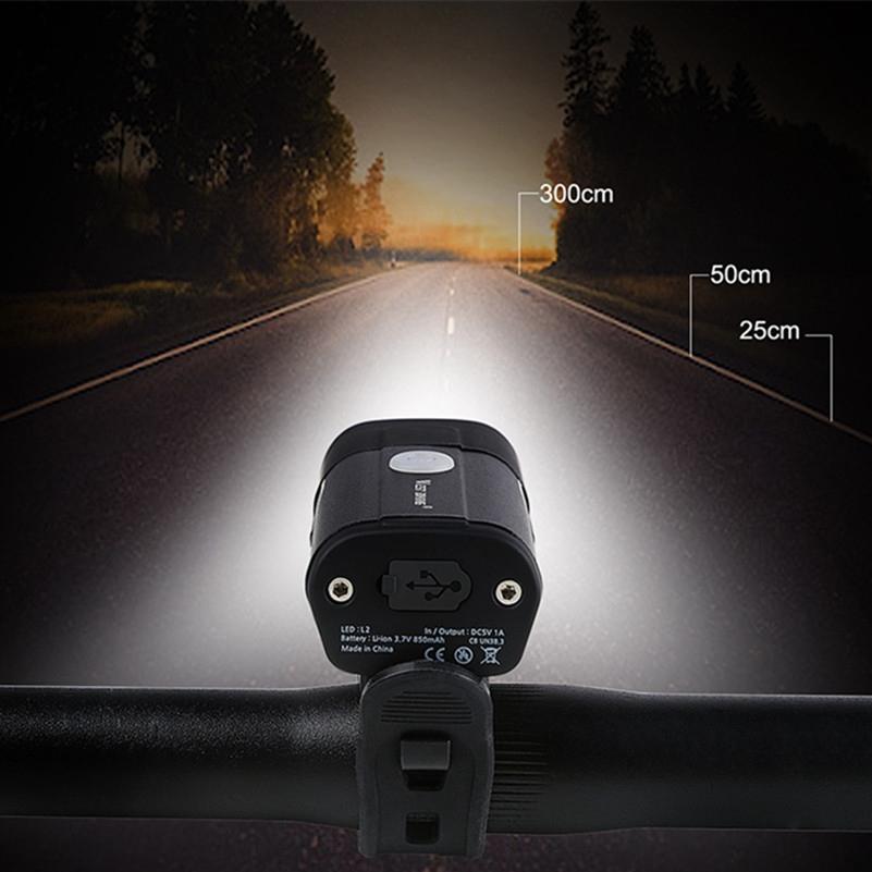 Đèn pha MOSOWORLD 350 Lumen USB 5 chế độ không thấm nước có thể sạc lại chuyên dụng cho xe đạp