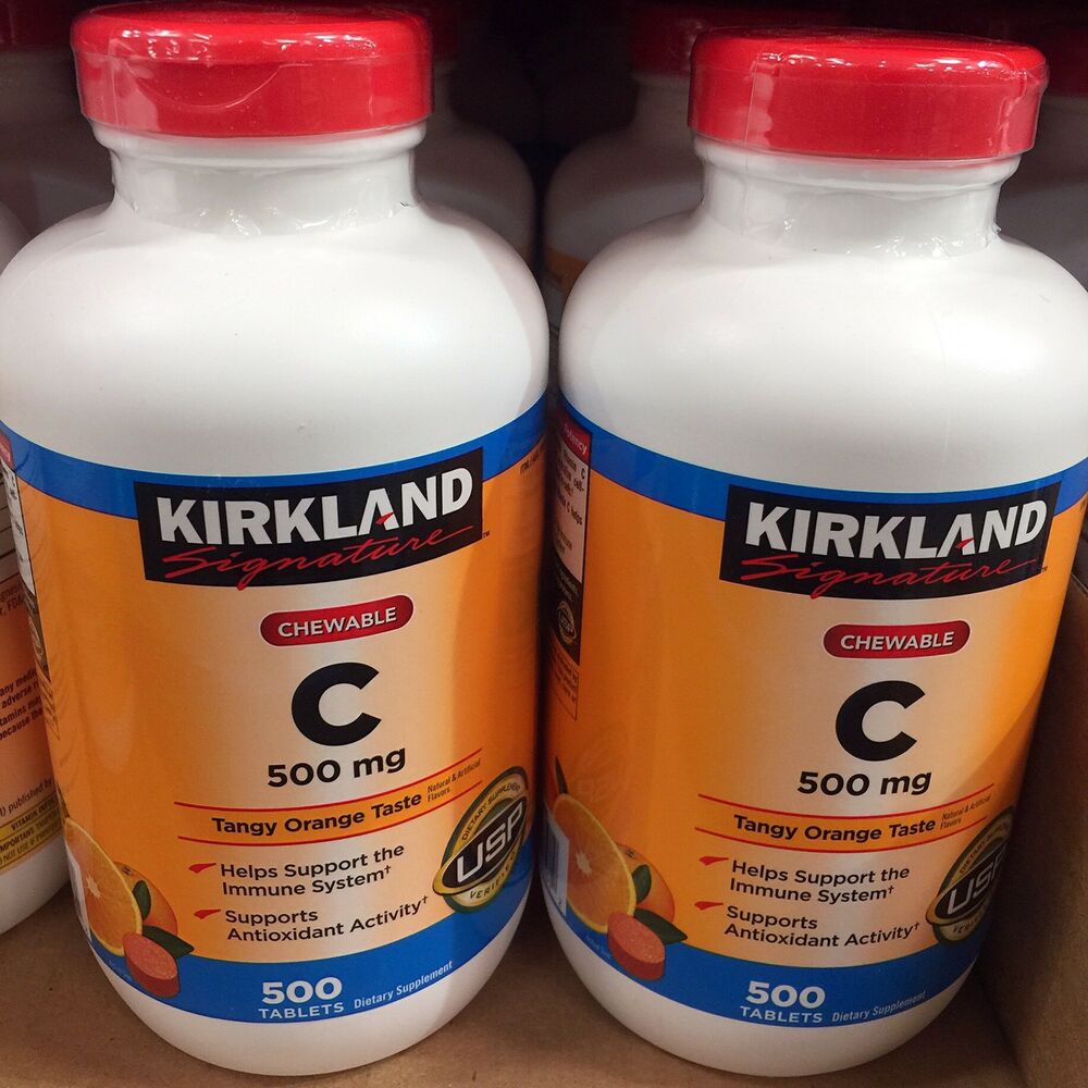 Vitamin C Kirkland Signature Mỹ Tăng cường sức đề kháng, Sáng da, làm chậm quá trình lão hóa, nhanh lành vết thương (bệnh) - QuaTangMe Extaste