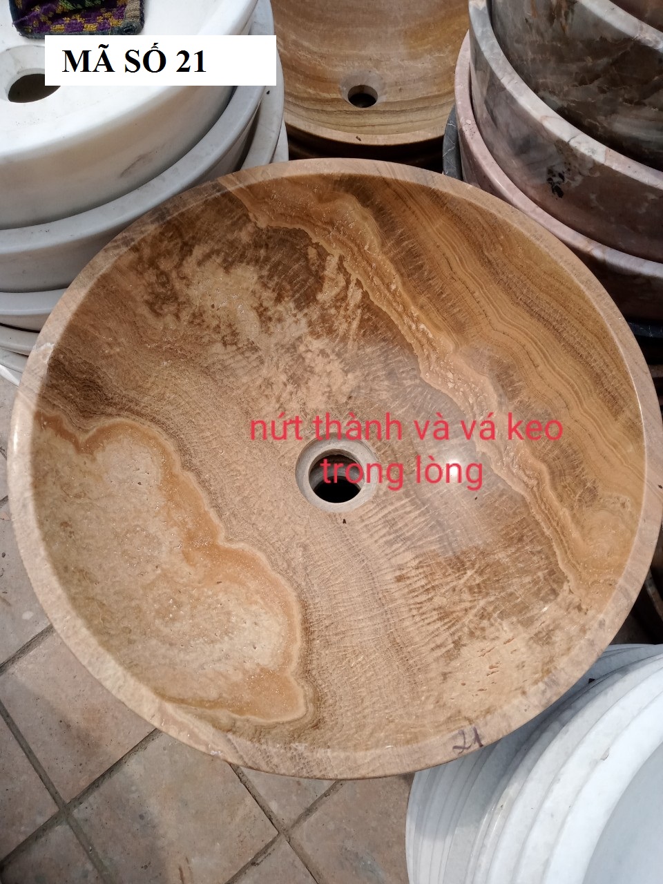 Lavabo Vàng vân gỗ 280k - Kiểm tra kỹ phần mô tả
