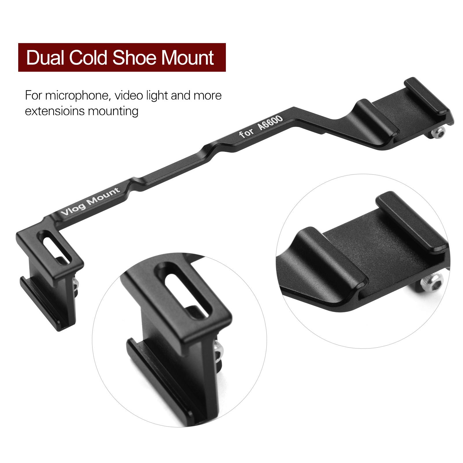 Giá đỡ kép cho Micrô LED Ánh sáng khớp nối gắn cánh tay