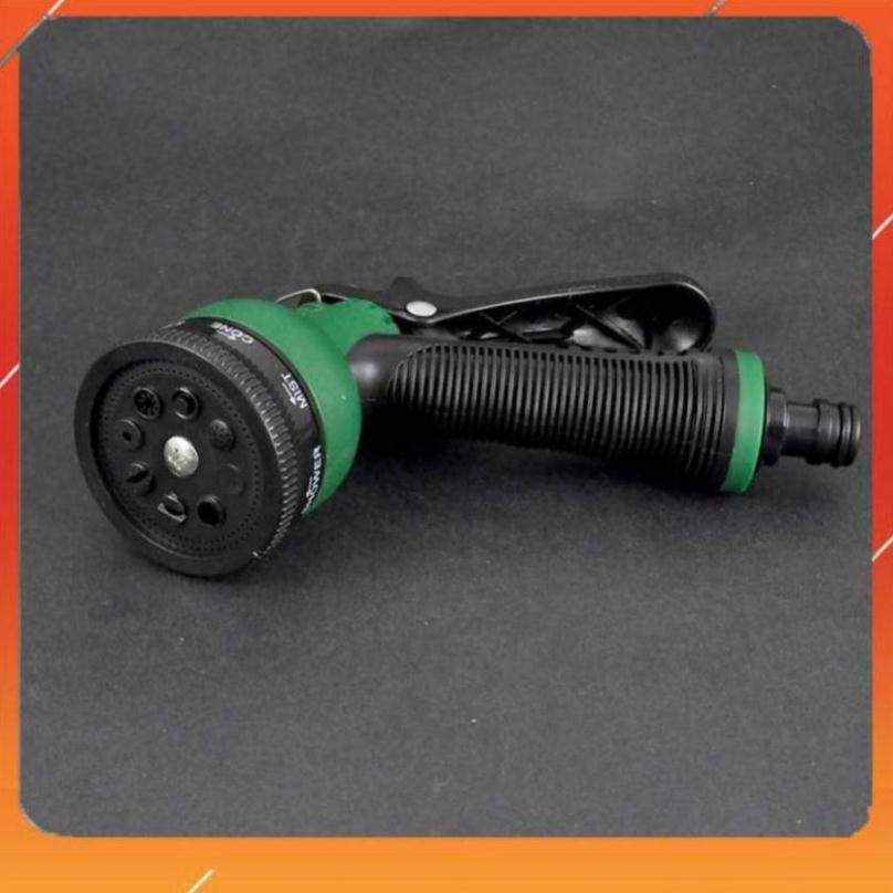 Vòi xịt rửa xe,Vòi phun nước tưới cây tăng áp thông minh 8 chế độ 815621
