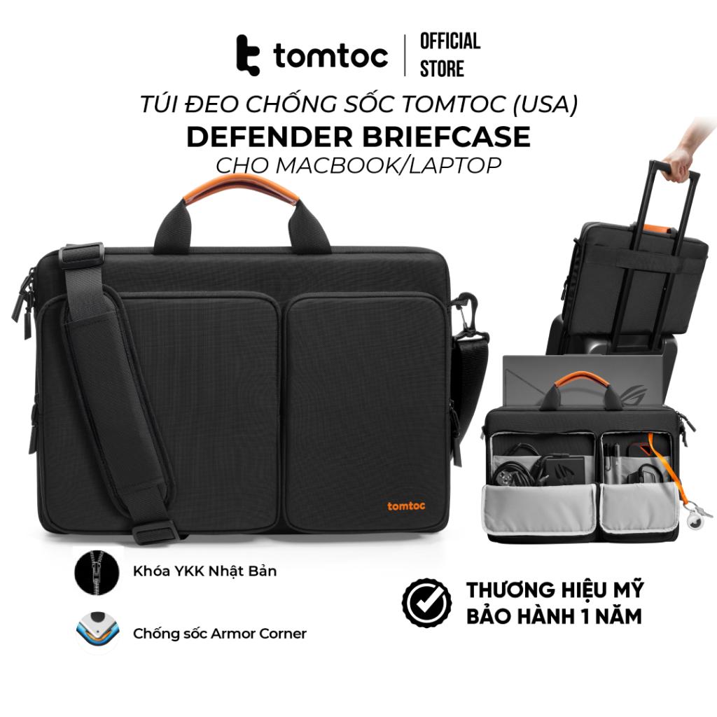 Hình ảnh Túi đeo Tomtoc (USA) Briefcase for Laptop 17 inch Black – A42G1D1 - Hàng chính hãng