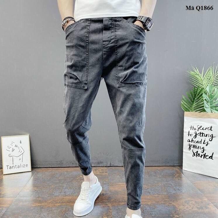 Quần jean thời trang phong cách kiểu dáng được yêu thích King168 , quần jeans nam Q30