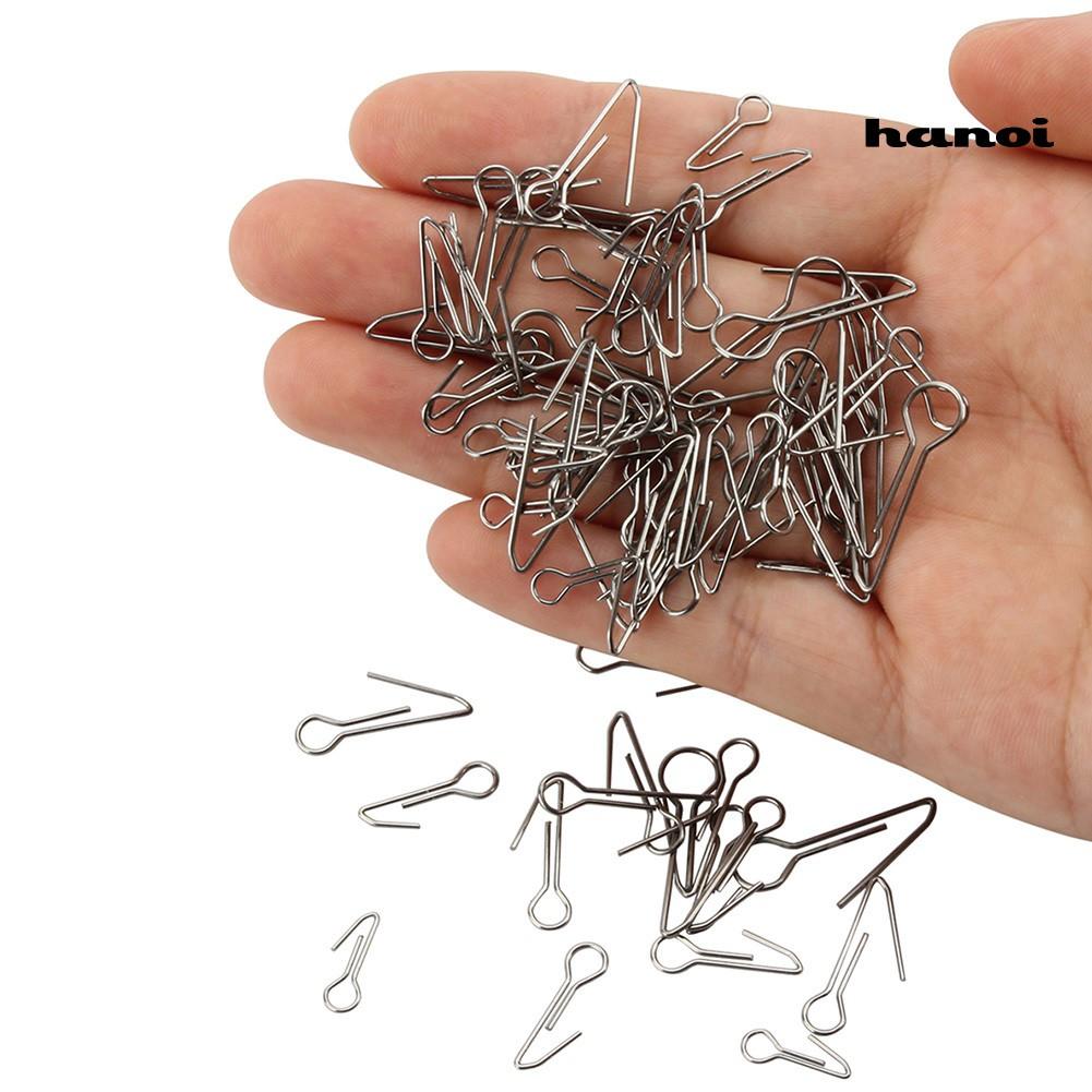 Bộ 100 Phụ Kiện Móc Câu Cá Bằng Thép Không Gỉ