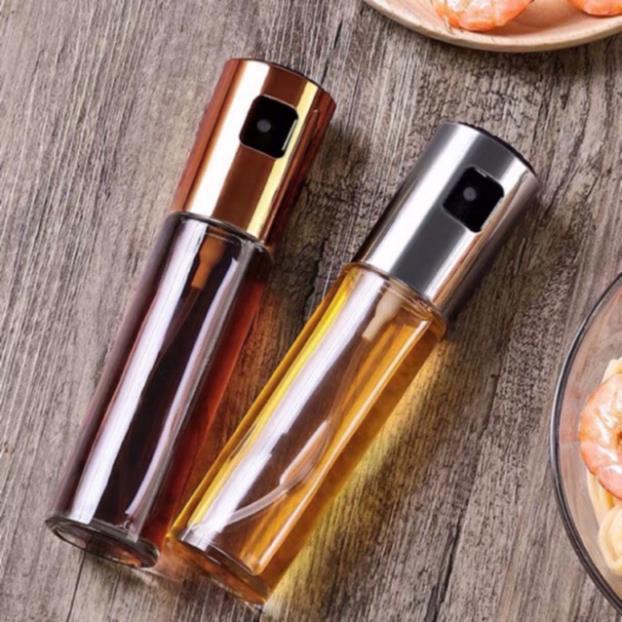 Bình xịt dầu ăn thuỷ tinh 100ml 18*4cm