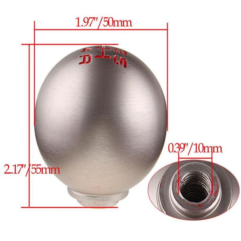 Manual Ball Gear Shifter Stick Knob 5 Speed For