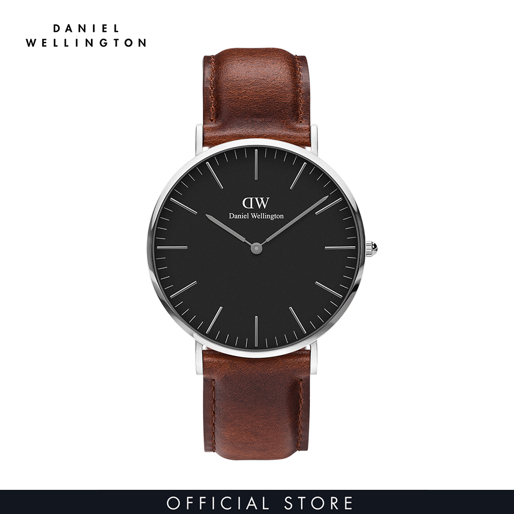 Đồng hồ Nam Daniel Wellington dây da - Classic St Mawes 40mm DW00100130