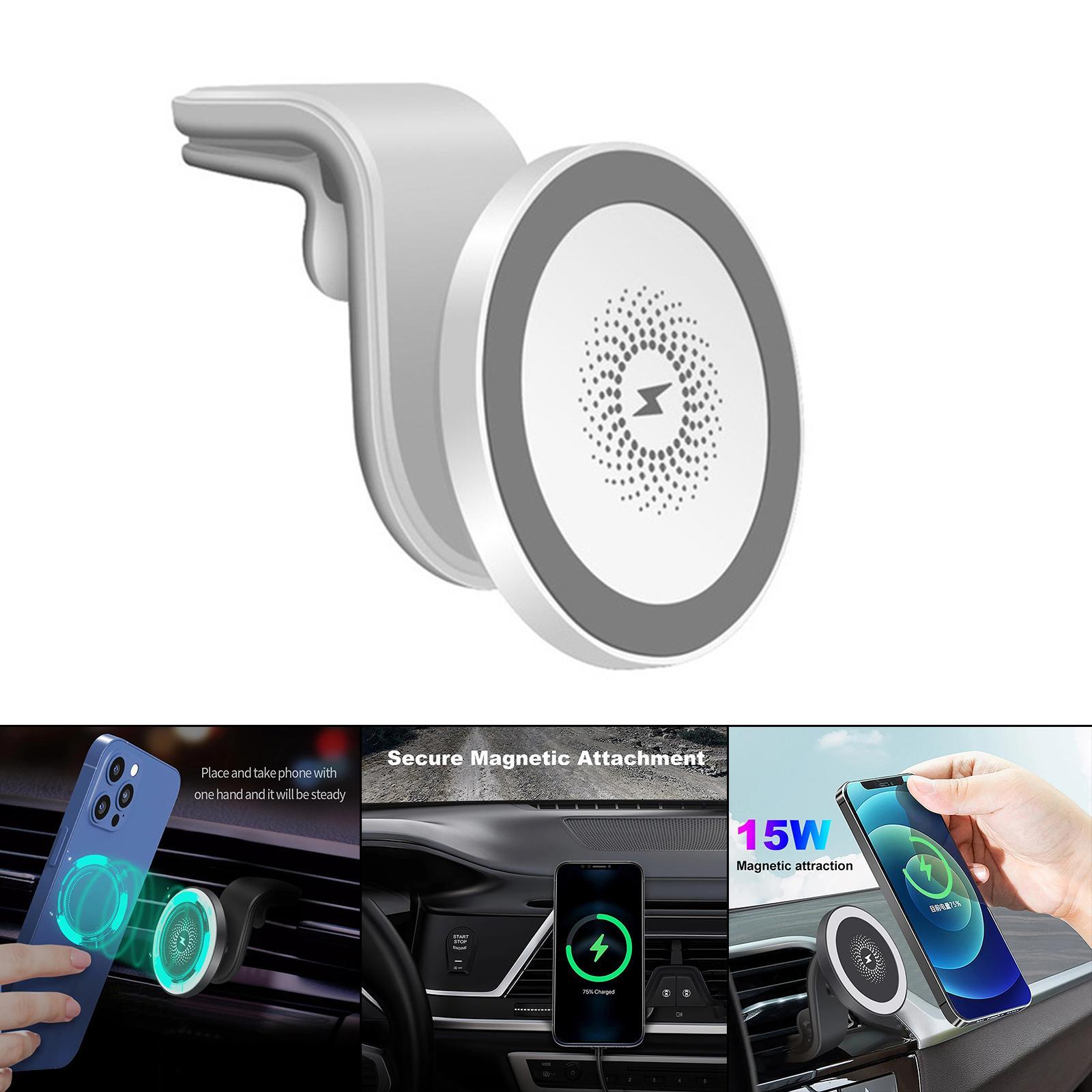 Magnetic Wireless Car Charger 15W 360° Rotation Phone Holder for for 12 12 Pro Max